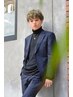 【オススメ】メンズカット+W炭酸スパ+アイブロー ￥11550→￥9900