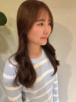 リベラル(liberal)&nbsp;後れ毛カット/韓国風巻き シースルーバング【20代/30代】