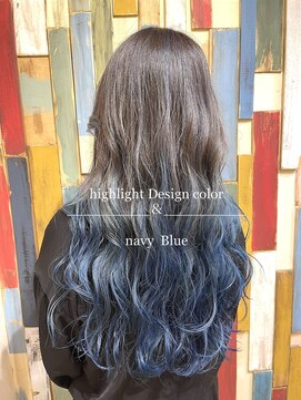 ミルプデザイン(MilP design) 嶋村夏実★ネイビーブルー