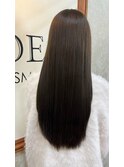 カット、質感再整カラー