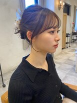 ラボヌールヘアーグレース 門前仲町店(La Bonheur hair grace)&nbsp;【grace杉本】顔まわりカット/ベージュ/おくれ毛