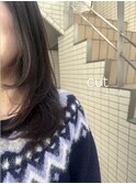 レイヤーカット/韓国ヘア/小顔カット/垢抜けヘア/顔まわりカット