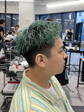 オーシャントーキョー 原宿(OCEAN TOKYO) 刈り上げスパイキーアップバングメンズカットショート