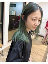 アーブル ヘアーアンドメイク(ARBRE) 全頭ブリーチダブルカラー髪質改善トリートメント