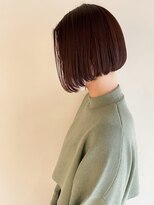 リコ(Rico)&nbsp;マッシュショート前髪長めハンサムショート黒髪ショート襟足短め