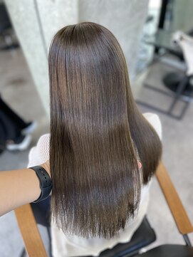 ルート 南堀江(route) オリーブベージュ/艶髪/イメチェン/前髪カット/堀江