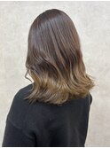 orso hair x グラデーション ブラウンベージュ