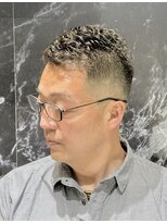 ヨシザワインク プレミアム 横浜 桜木町店(YOSHIZAWA Inc. PREMIUM)&nbsp;メンズスキンフェードベリーショートアイロンパーマスタイル