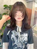 ノエ(noe) 黒髪カタログ/クラゲヘアー/オリーブグレー/栄r33