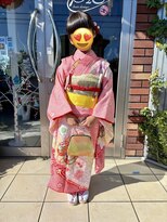 ヘアーデザイン ピニック(hair design P2C)&nbsp;7歳の晴れの日