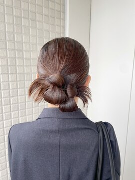 【misa】カチモリアレンジ/結婚式ヘア/タイトアレンジ