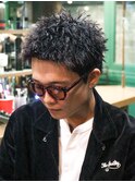 スペインカール/フェザーパーマ/メンズパーマ/テーパーフェード