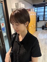 シャンプーボーイ 佐賀(SHAMPOO BOY)&nbsp;大人ショートボブ丸みショートカットマッシュショート前髪あり
