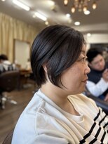 美容室ポール 西葛西店(PAUL)&nbsp;20代30代40代50代ナチュラルショート/ダークグレージュ