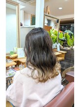 ヘアークリエイト マァーノ(Hair create mano)&nbsp;裾カラー