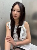 《CODE.LINE》ロングレイヤー×暗めグレージュ