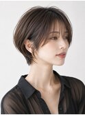 20代30代40代50代ナチュラル大人可愛いレイヤーショートボブ