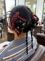 ルージュアレーブル 水戸店(rougealevres) 夏祭り カチモリスタイル ツインお団子