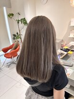 ステラ ヘア デザイン サロン(STELLA hair design salon)&nbsp;ミルクティーグレージュ×ハイトーンカラー 【由比藤】