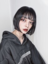エシカ(ethica)&nbsp;【ethica_南船場】落とせる黒染め×切りっぱなしボブ