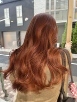 ホテリー(Hotely) 秋hair オレンジブラウン