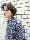 寝ぐせっぽいエアリーな束感のマッシュladyショート