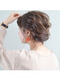 【vifreve】パーティーアレンジ☆ゆる編み込みヘアアレンジ