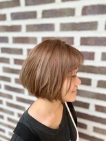 ヘア フィックス リュウ リゾート(hair fix RYU Resort) シアーウエットボブ　透明感カラー