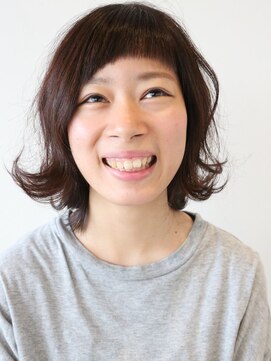 ポンテ 那珂川店(ponte) 【アキ☆ラウンド前髪にキュートな外はねショートスタイル】