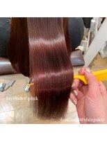 ワット 新宿店&nbsp;【W-新宿店 担当Satomi】艶感ラベンダーピンク