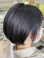 ベストヘアー 上本郷店 マッシュショート×ブルーアッシュ【松戸市　上本郷　BESTHAIR】