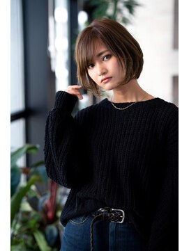 オースティン 錦糸町(AUSTIN) AUSTIN☆大人かわいい前髪セシルカットココアブラウンネオウルフ