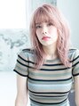 ストラッセ 扶桑店(STRASSE)&nbsp;ブリーチに薄ピンクで可愛く♪