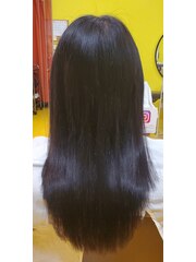 かっちり！ロングヘアー♪♪♪