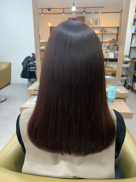 ヘアーサロン ハイプ(HYPE) ピンクベージュ×ナチュラルストレート