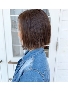 カノエ 福岡香椎店(canoe) 韓国スタイル/艶髪/切りっぱなしボブ/髪質改善縮毛矯正/香椎