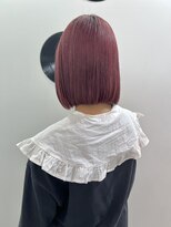 デート 下北沢(DATE)&nbsp;ダブルカラーピンクベージュケアブリーチハイトーン髪質改善