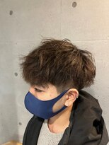 メンズサロンドットリアン(dot. lien)&nbsp;無造作スパイラルパーマ刈り上げマッシュメンズパーマ