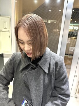 アルカナ 明治神宮前原宿(ARCANA) フルバング レッドブラウン 似合わせカット カルマパーマ