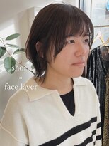 ヘアーアイスカルテット(HAIR ICI QUARTET)&nbsp;うるツヤ丸みボブウルフワンカール小顔補正立体カット