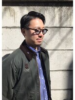 アストロ デザイン オブ ヘアー(ASTRO design of hair)&nbsp;ハイライト/ツーブロックマッシュ/束感/波巻き/高田馬場/七三分