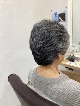 リベーヌプラス 40代50代60代70代白髪染め【リベーヌ＋野入】ショートレイヤー2C