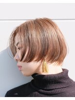 ルプラ ガーデン(le-pla garden) ベージュカラー#ダブルカラー#ハンサムショート#ケアブリーチ