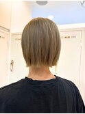 【ASH町田駅前通り店　野村　朋美】ボブ　ハニーブロンド