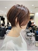 30代40代50代絶壁解消ひし形小顔前下がりショートボブ【NAYU】