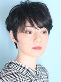 40代50代小顔前髪イメチェンアンブレラカラーショート