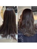 ミルクティーグレー《★髪質改善うる艶水素カラー+カット★》