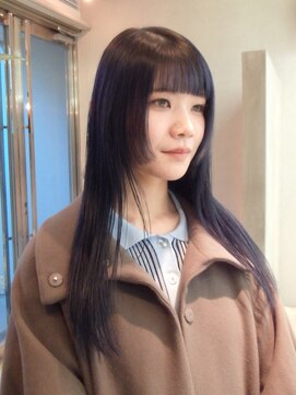 シアン(SYAN) ブルーブラック/表参道/ロングレイヤー/ブルージュ