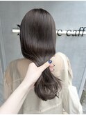 髪質改善カラー×シアーグレージュ