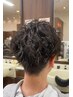 【泉山指名】カット(シェーブ込)＆ツイストスパイラルパーマ12300円→9800円